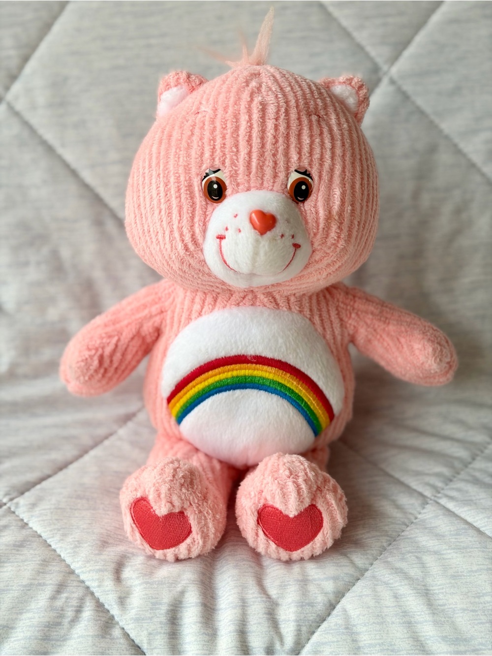 Vintage Care Bears (2004) “Cheer Bear” Corduroy 10” Plush/Series 4/TCFC